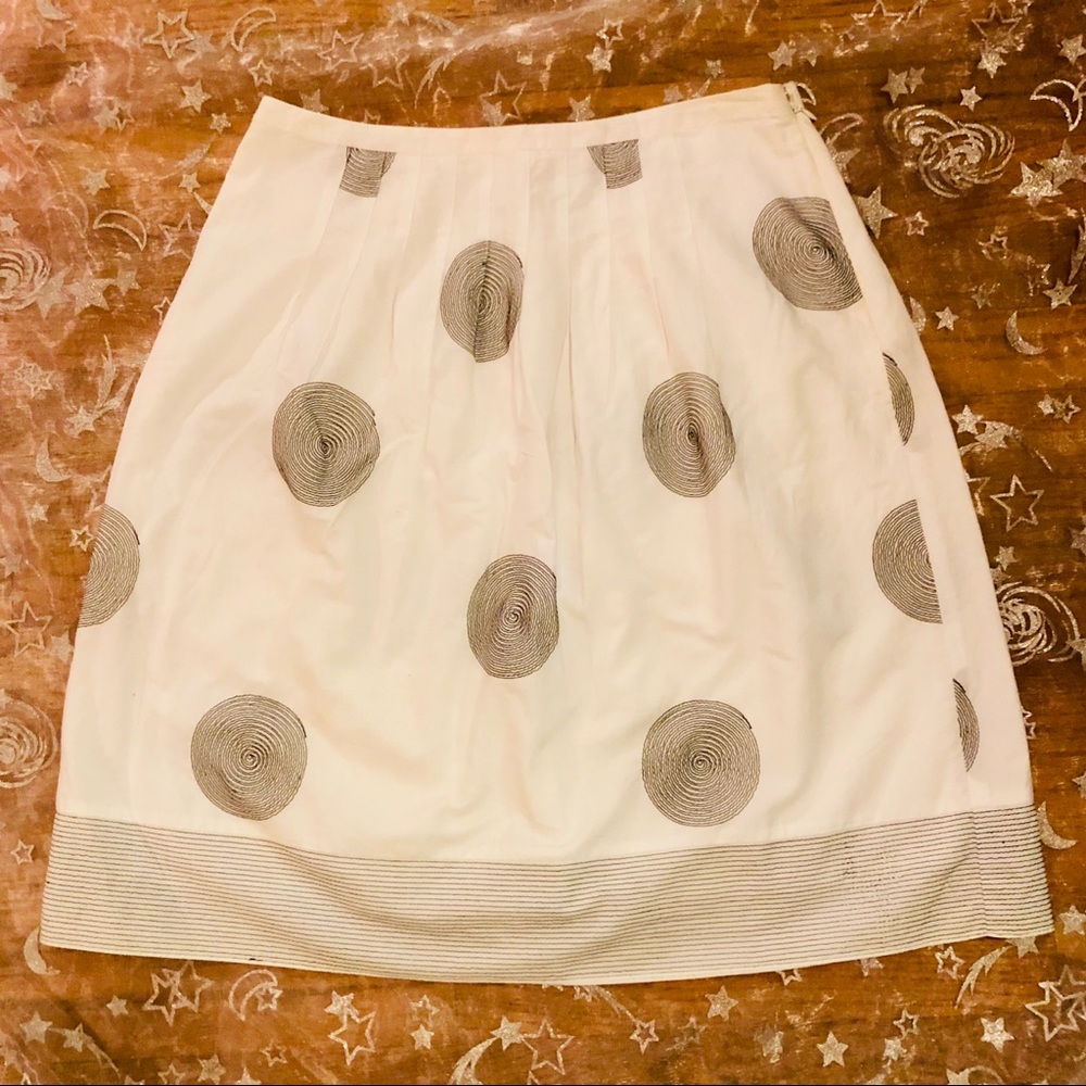 Talbots pleated circle pattern Sz 6P